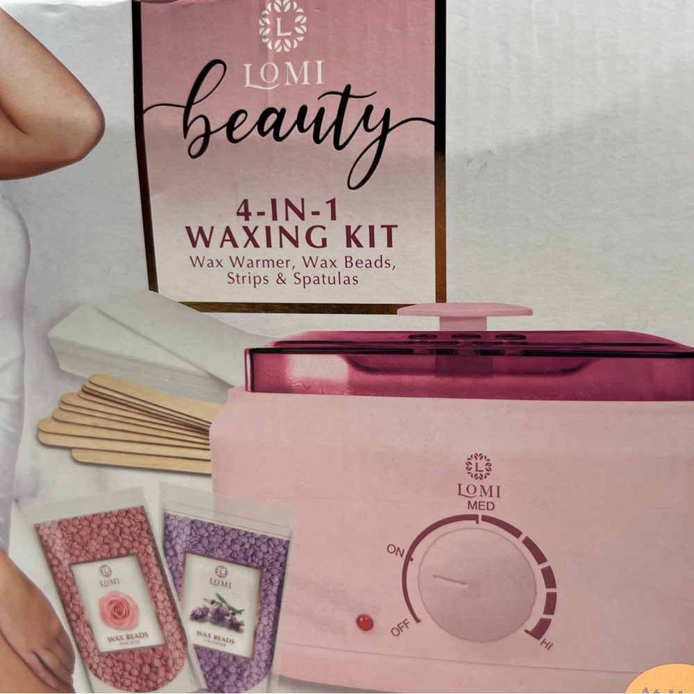 Lomi Pink 4-in-1 Waxing Kit